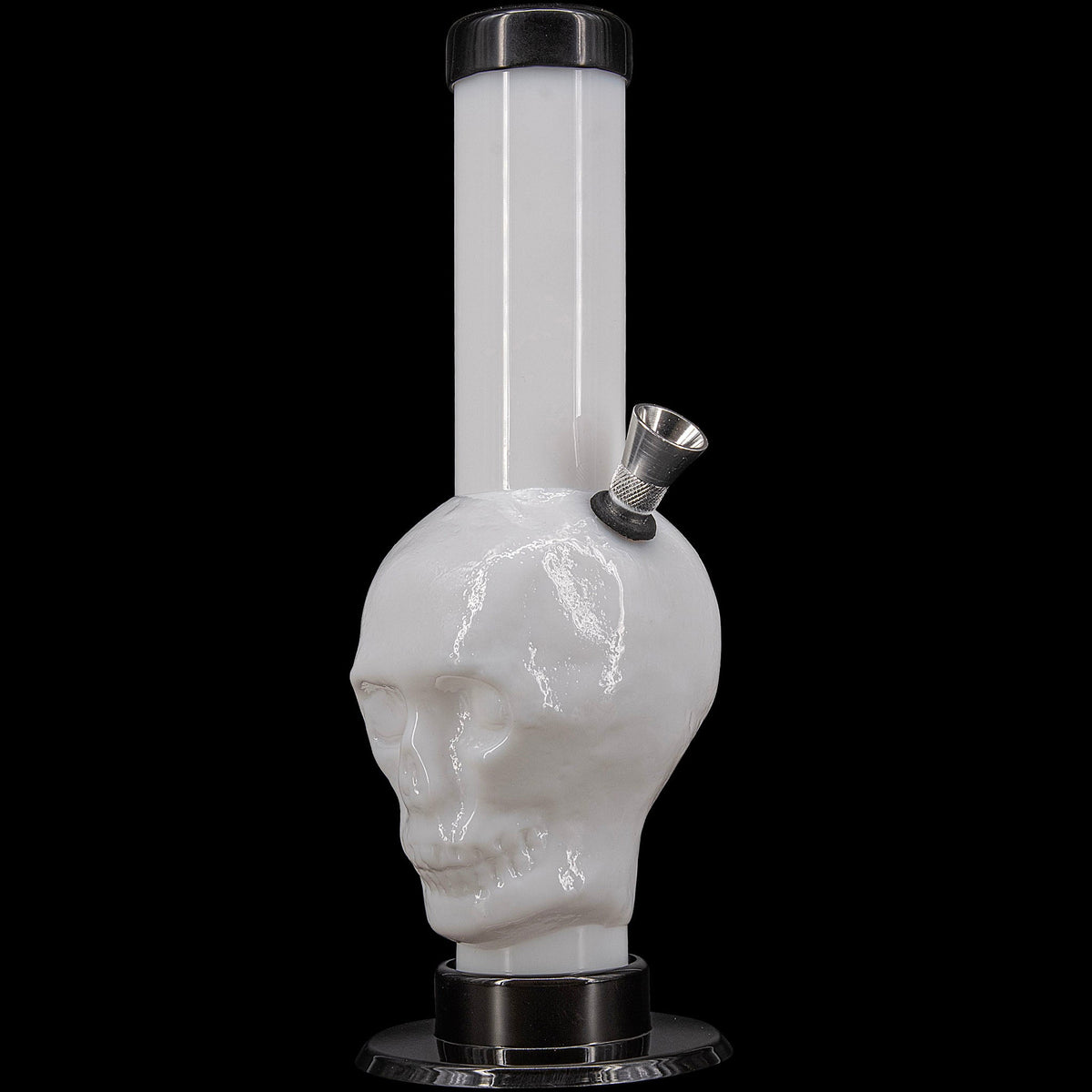 JM Enterprises 9-12" Acrylic Skull Bong - Multiple Colors - Discreet Smoker