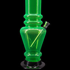JM Enterprises 12" Acrylic Vase Base Bong - Multiple Colors - Discreet Smoker