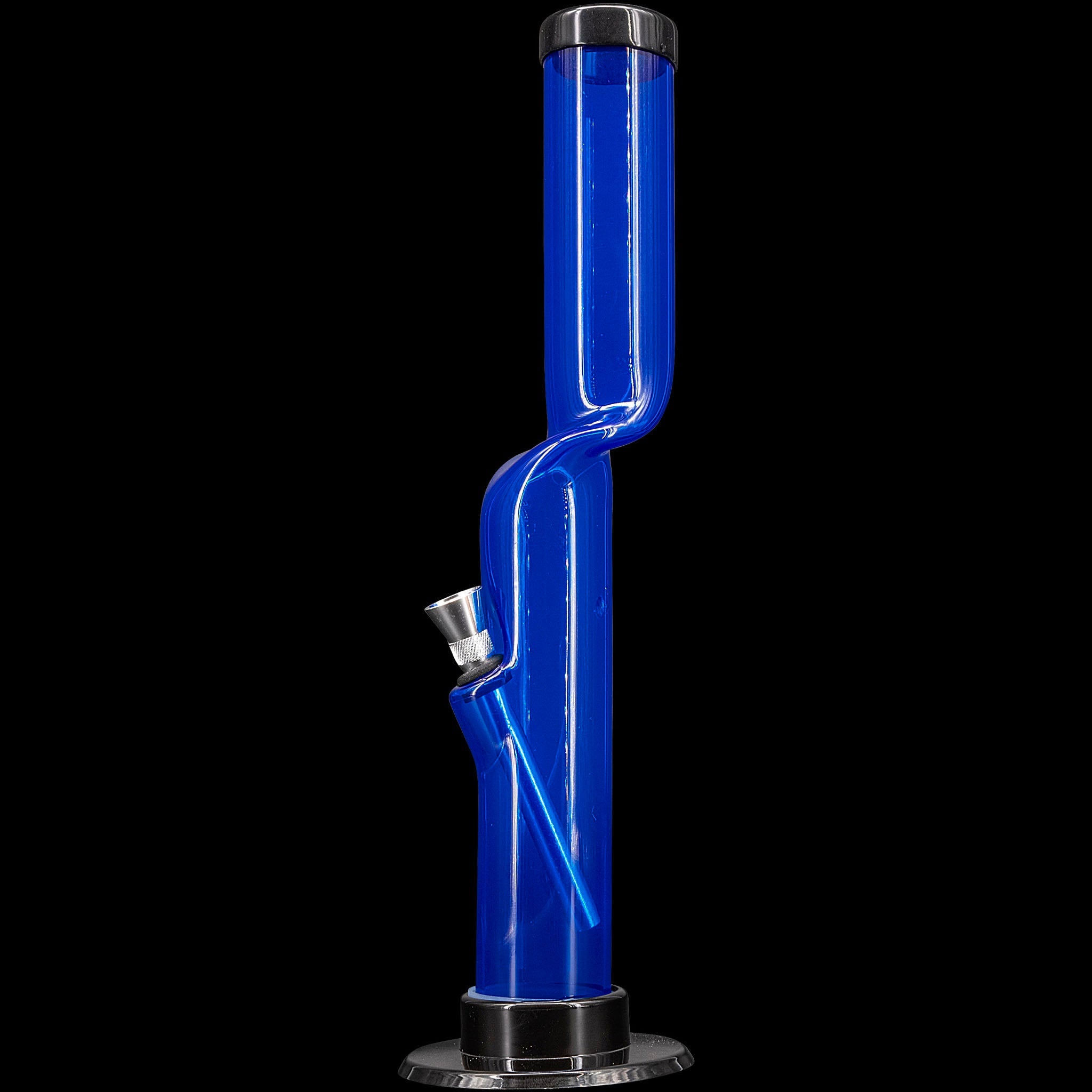 JM Enterprises 9-12" Acrylic Kink Neck Bong - Multiple Colors - Discreet Smoker