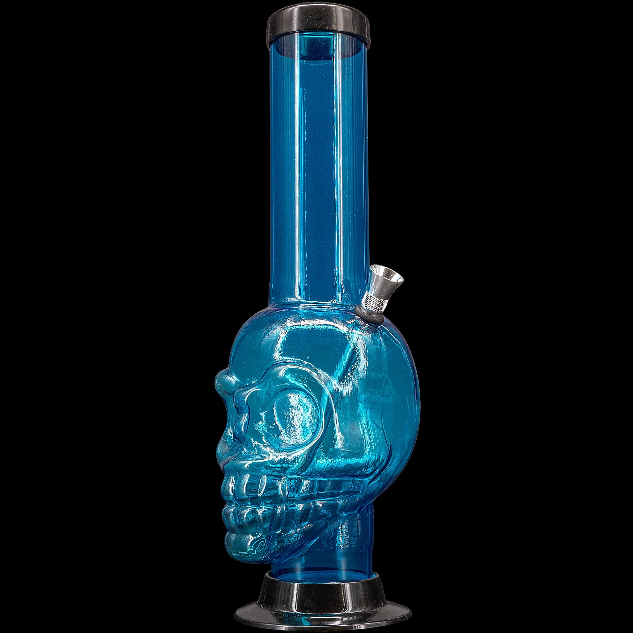JM Enterprises 12-15" Acrylic Skull Chamber Bong - Multiple Colors - Discreet Smoker
