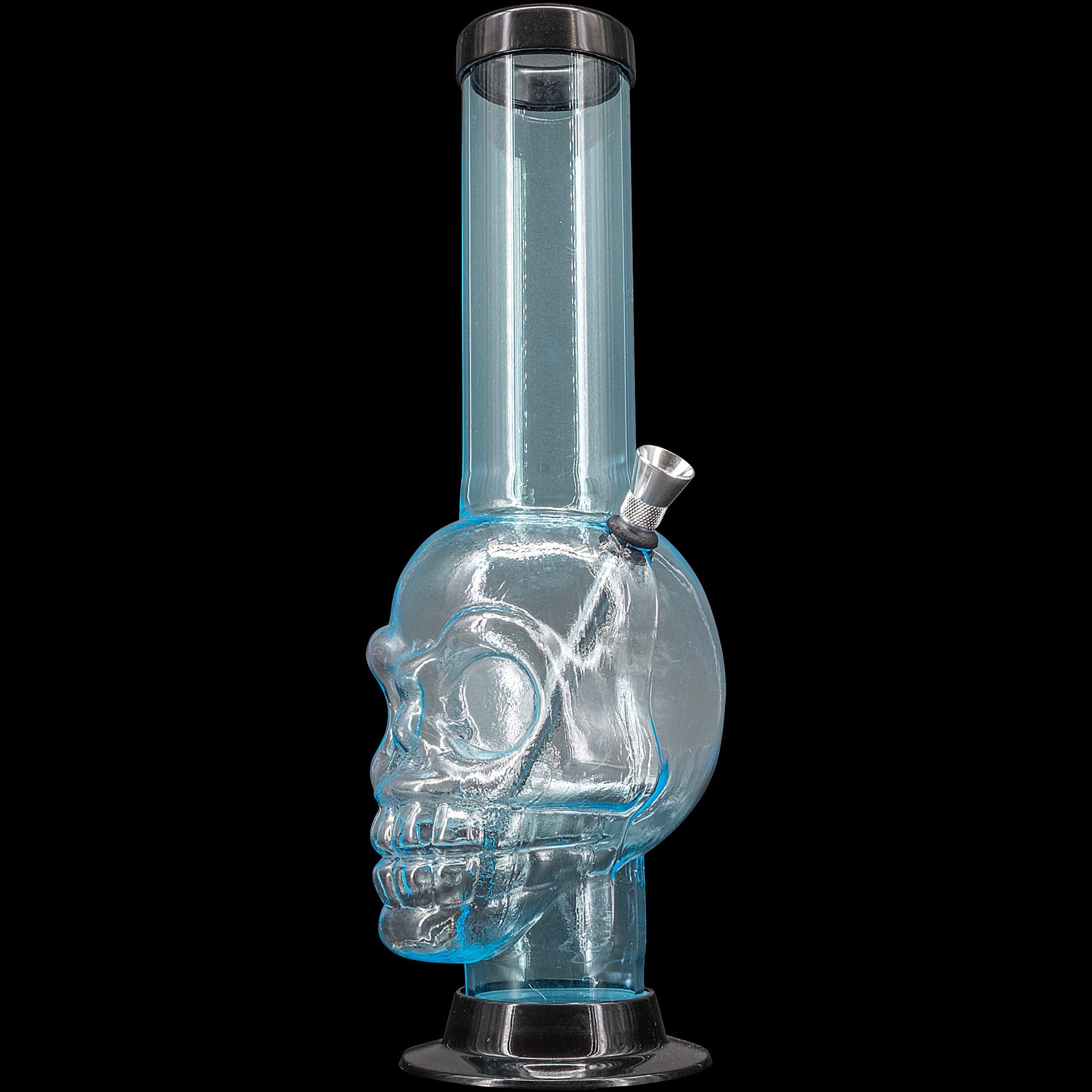 JM Enterprises 12-15" Acrylic Skull Chamber Bong - Multiple Colors - Discreet Smoker
