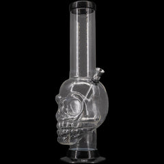 JM Enterprises 12-15" Acrylic Skull Chamber Bong - Multiple Colors - Discreet Smoker
