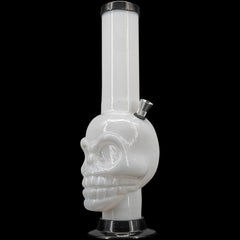 JM Enterprises 12-15" Acrylic Skull Chamber Bong - Multiple Colors - Discreet Smoker