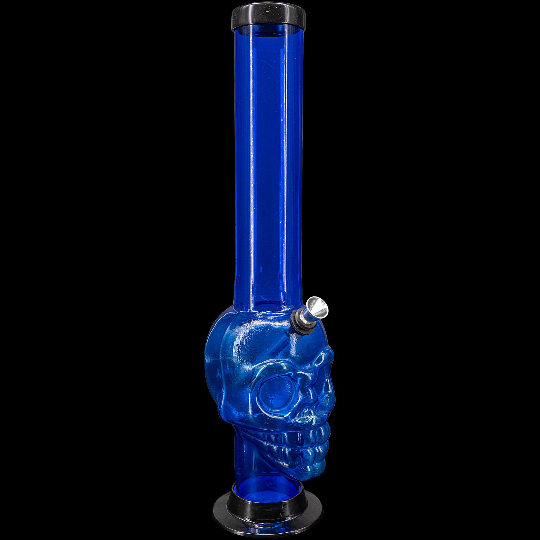 JM Enterprises 12-15" Acrylic Skull Chamber Bong - Multiple Colors - Discreet Smoker