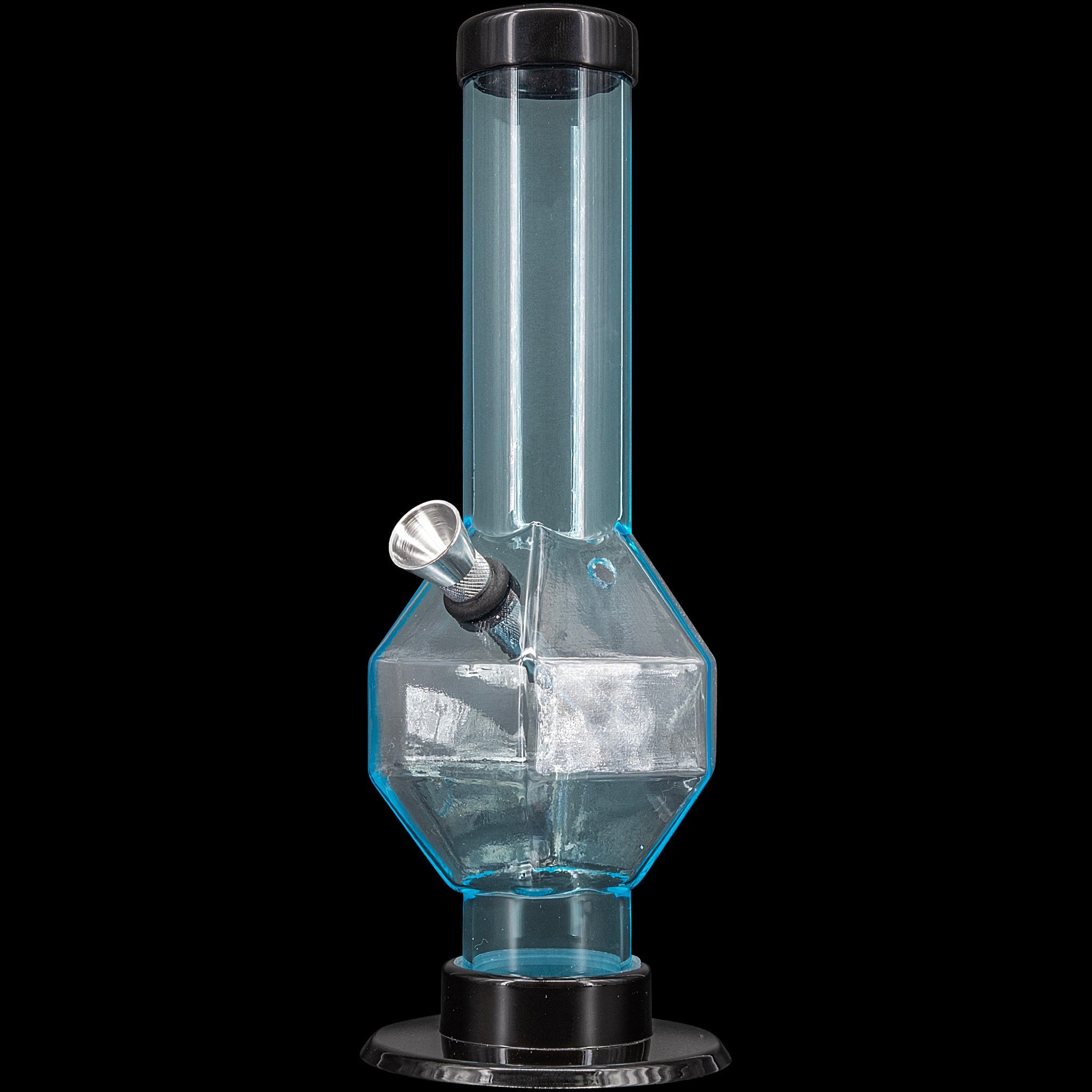 JM Enterprises 9-12" Acrylic Diamond Bong - Multiple Colors - Discreet Smoker