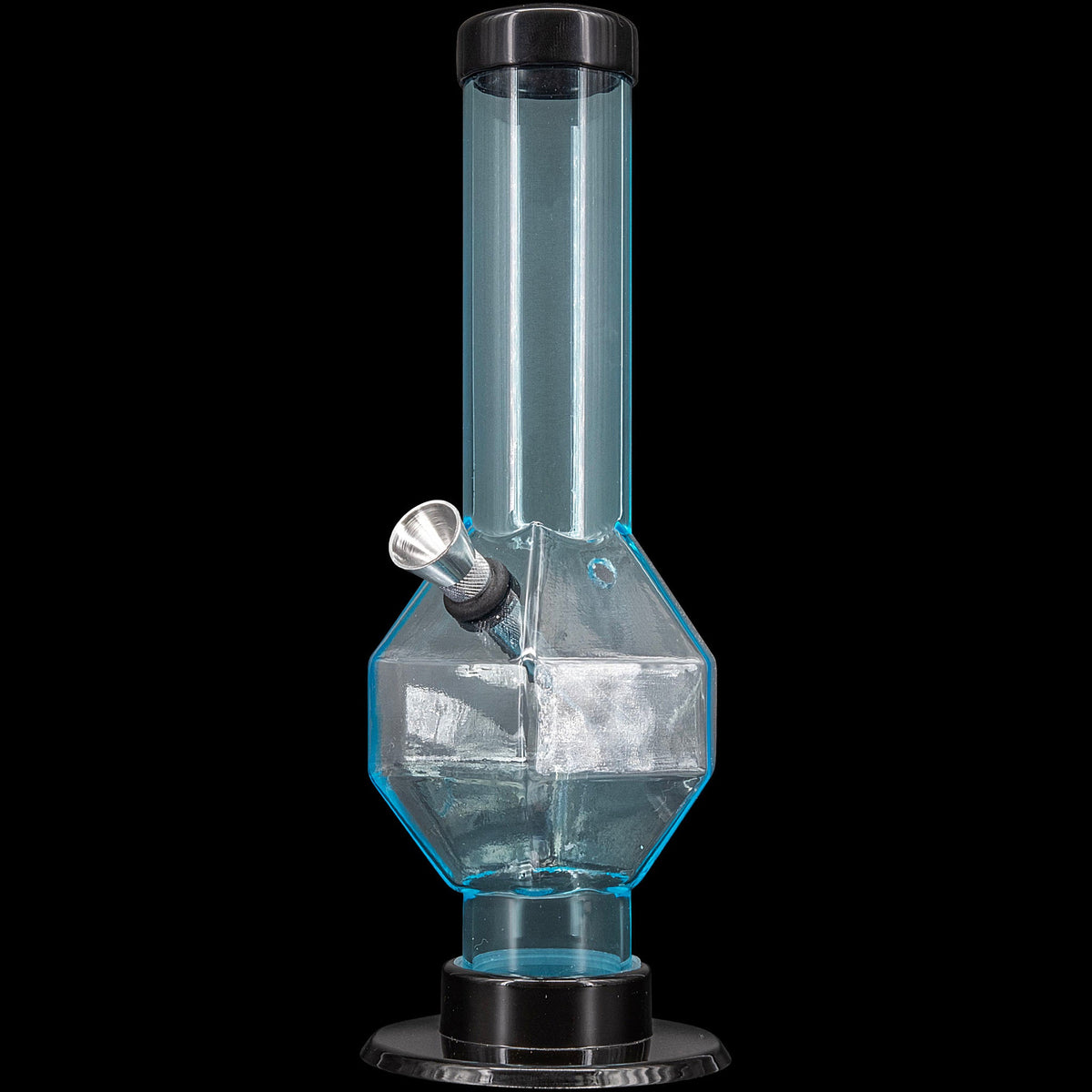 JM Enterprises 9-12" Acrylic Diamond Bong - Multiple Colors - Discreet Smoker