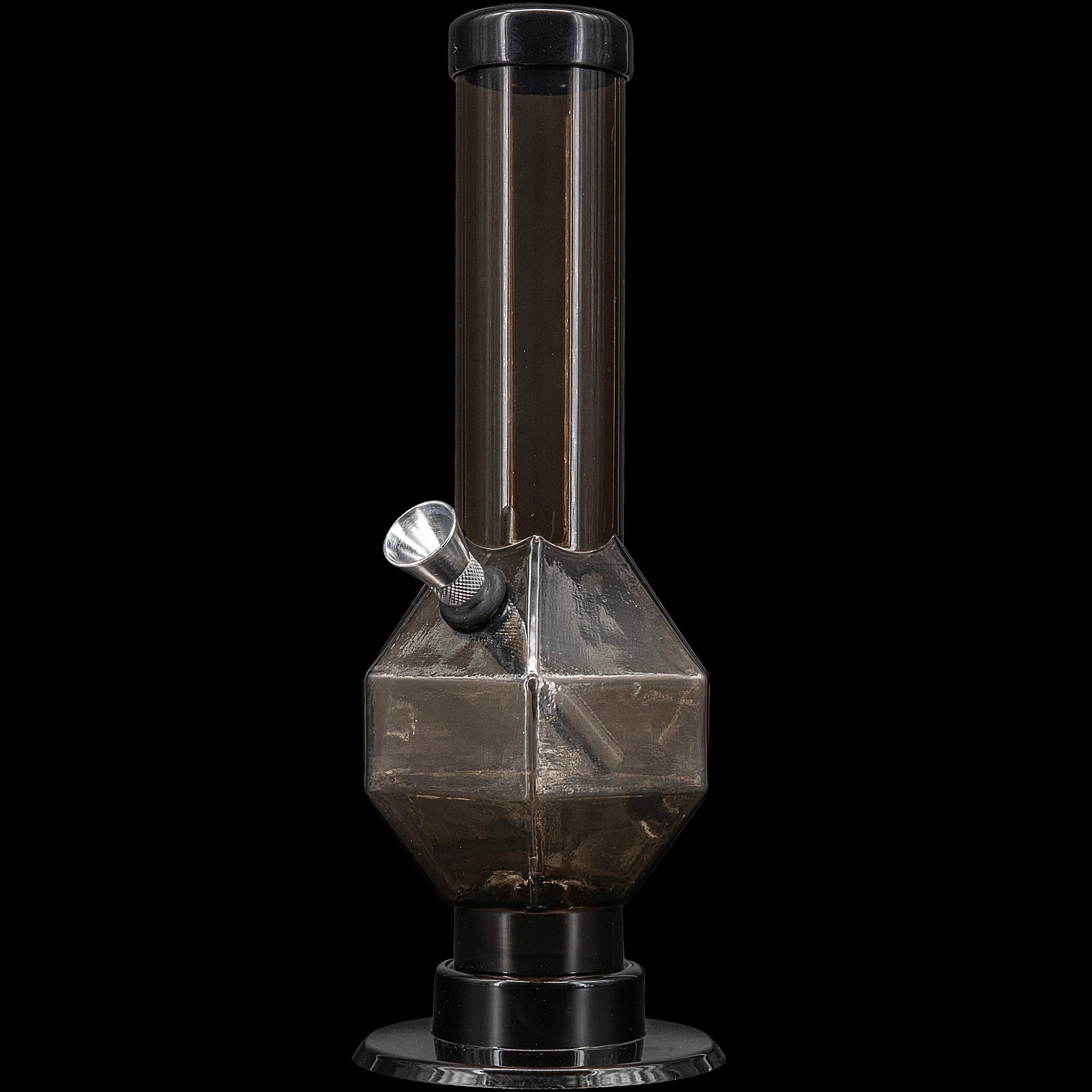 JM Enterprises 9-12" Acrylic Diamond Bong - Multiple Colors - Discreet Smoker
