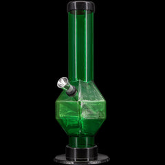 JM Enterprises 9-12" Acrylic Diamond Bong - Multiple Colors - Discreet Smoker