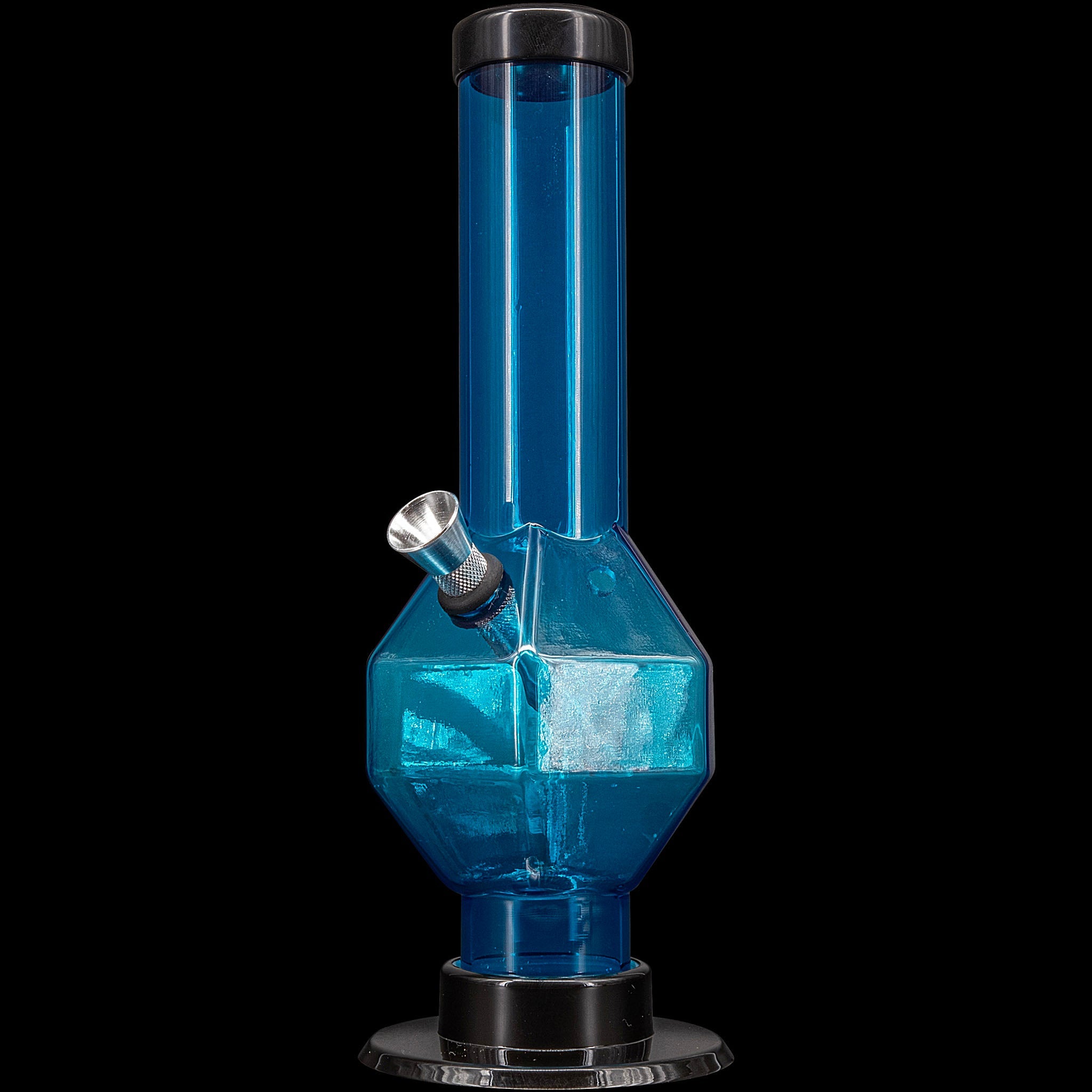 JM Enterprises 9-12" Acrylic Diamond Bong - Multiple Colors - Discreet Smoker