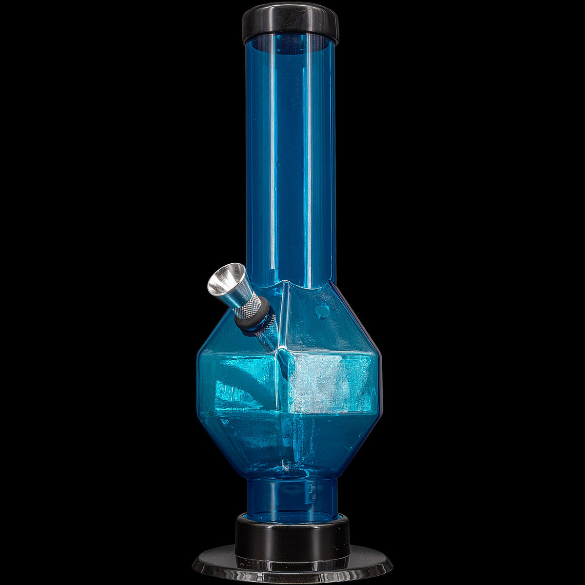 JM Enterprises 9-12" Acrylic Diamond Bong - Multiple Colors - Discreet Smoker
