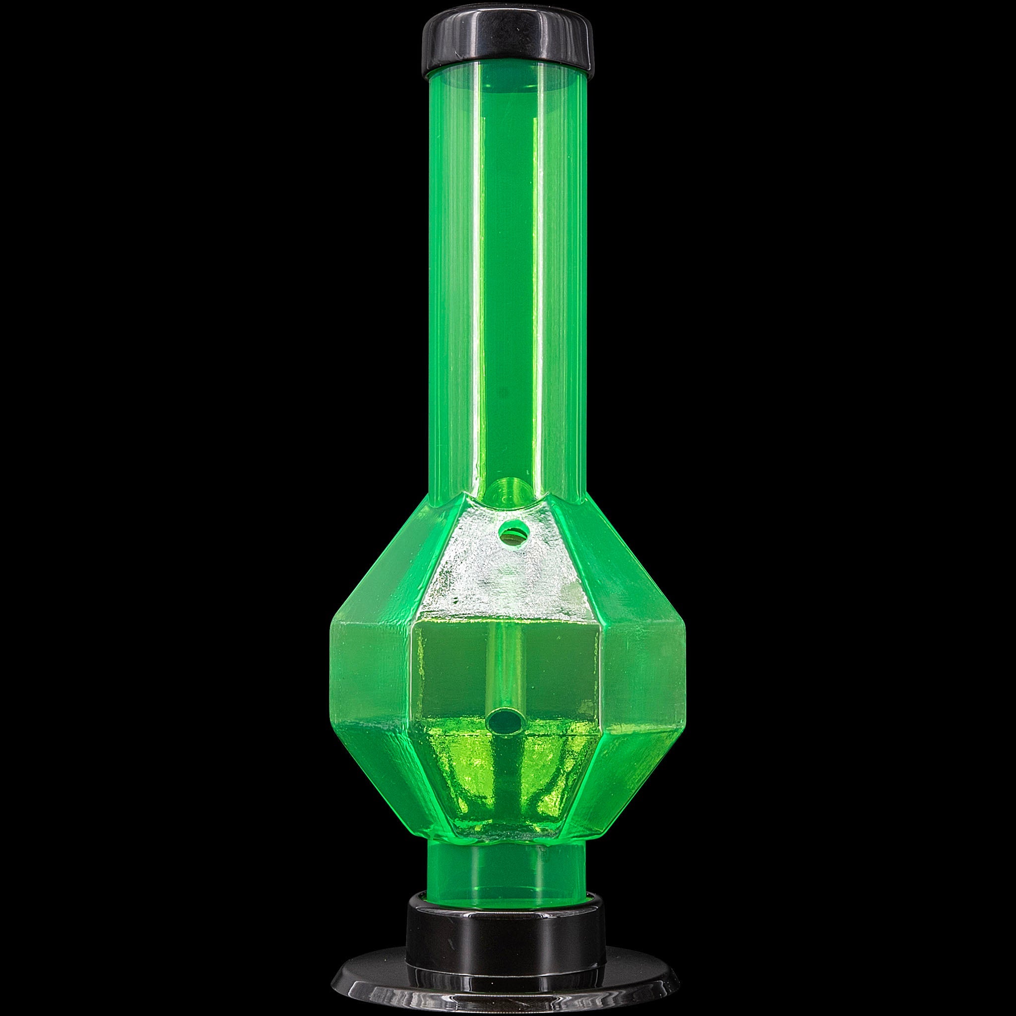 JM Enterprises 9-12" Acrylic Diamond Bong - Multiple Colors - Discreet Smoker
