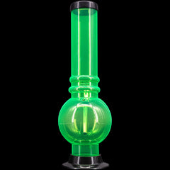 JM Enterprises 12-15" Acrylic Bubble Base Bong - Multiple Colors - Discreet Smoker
