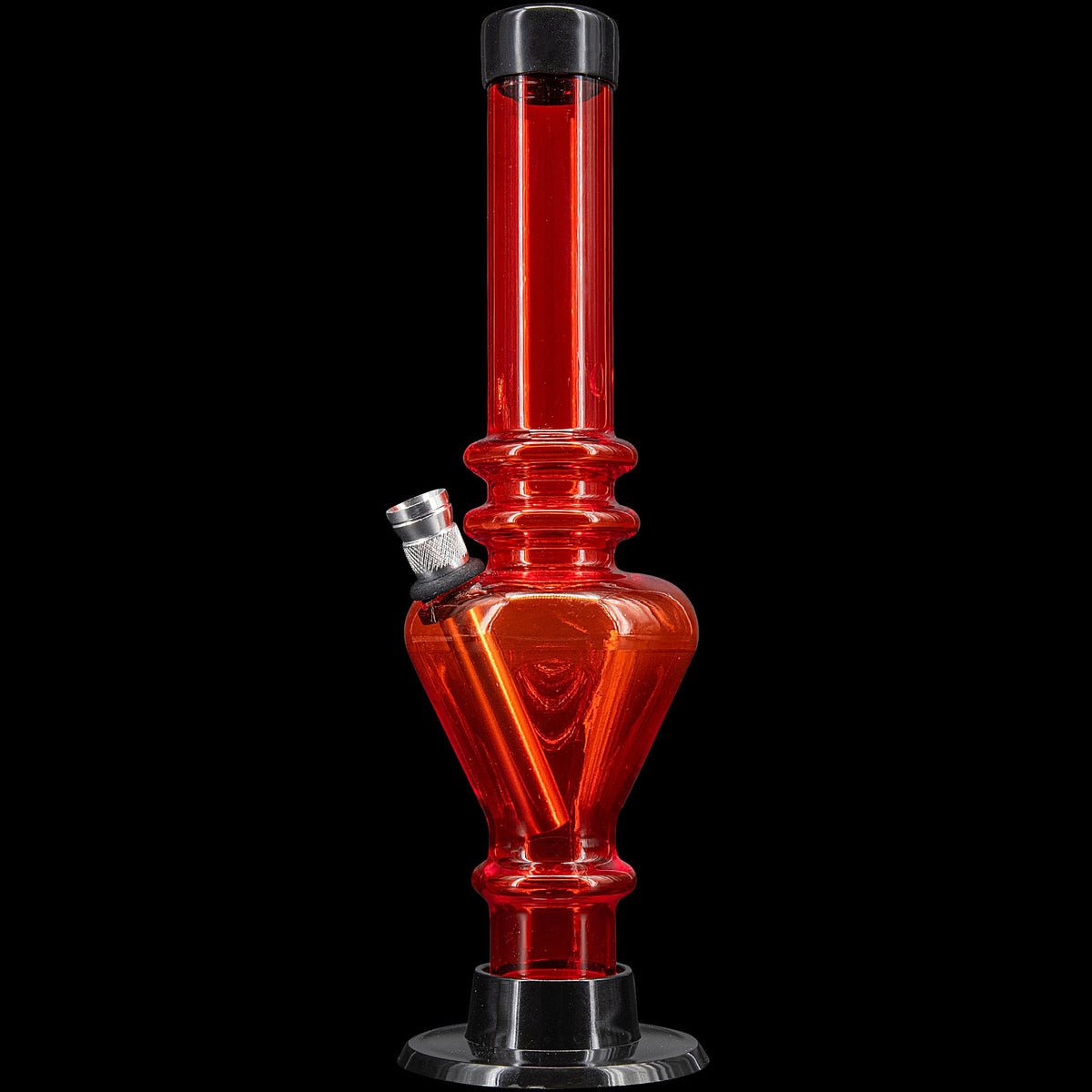 JM Enterprises 8" Acrylic Blossom Bong - Multiple Colors - Discreet Smoker