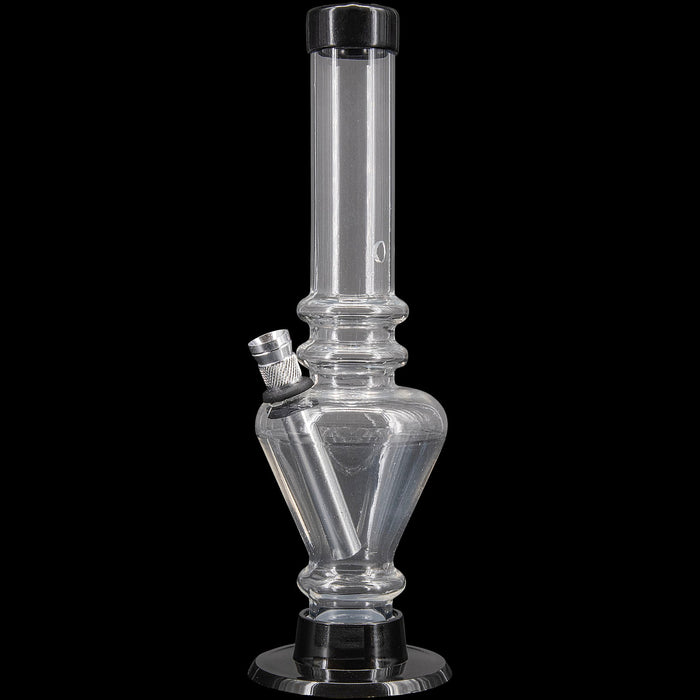 JM Enterprises 8" Acrylic Blossom Bong - Multiple Colors, Grey