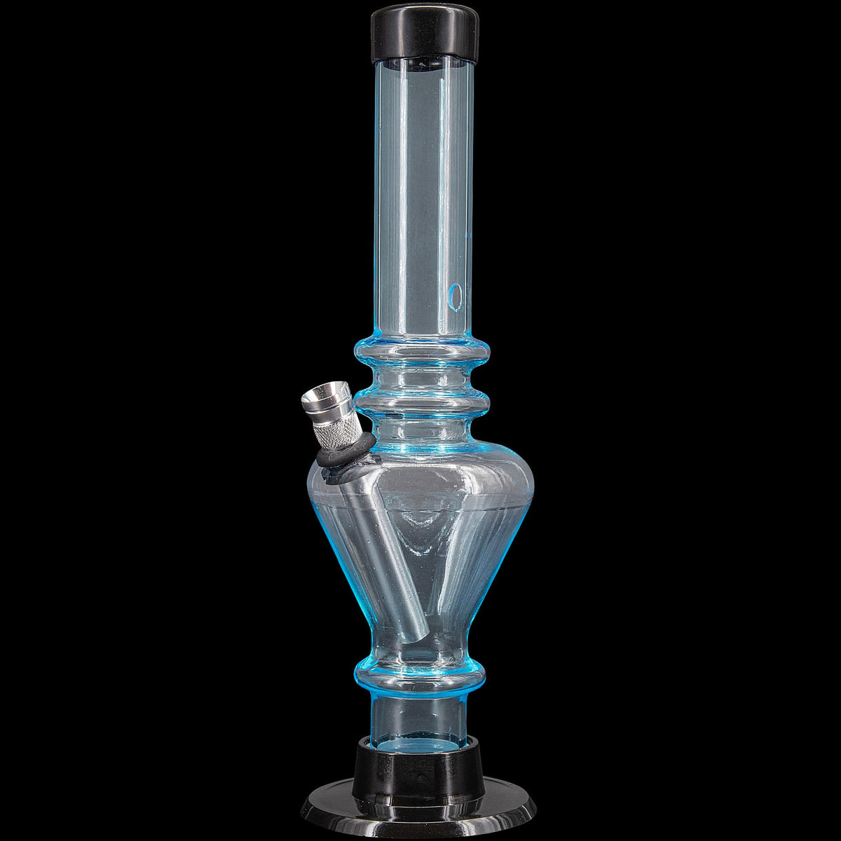 JM Enterprises 8" Acrylic Blossom Bong - Multiple Colors - Discreet Smoker