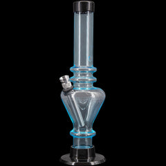 JM Enterprises 8" Acrylic Blossom Bong - Multiple Colors - Discreet Smoker