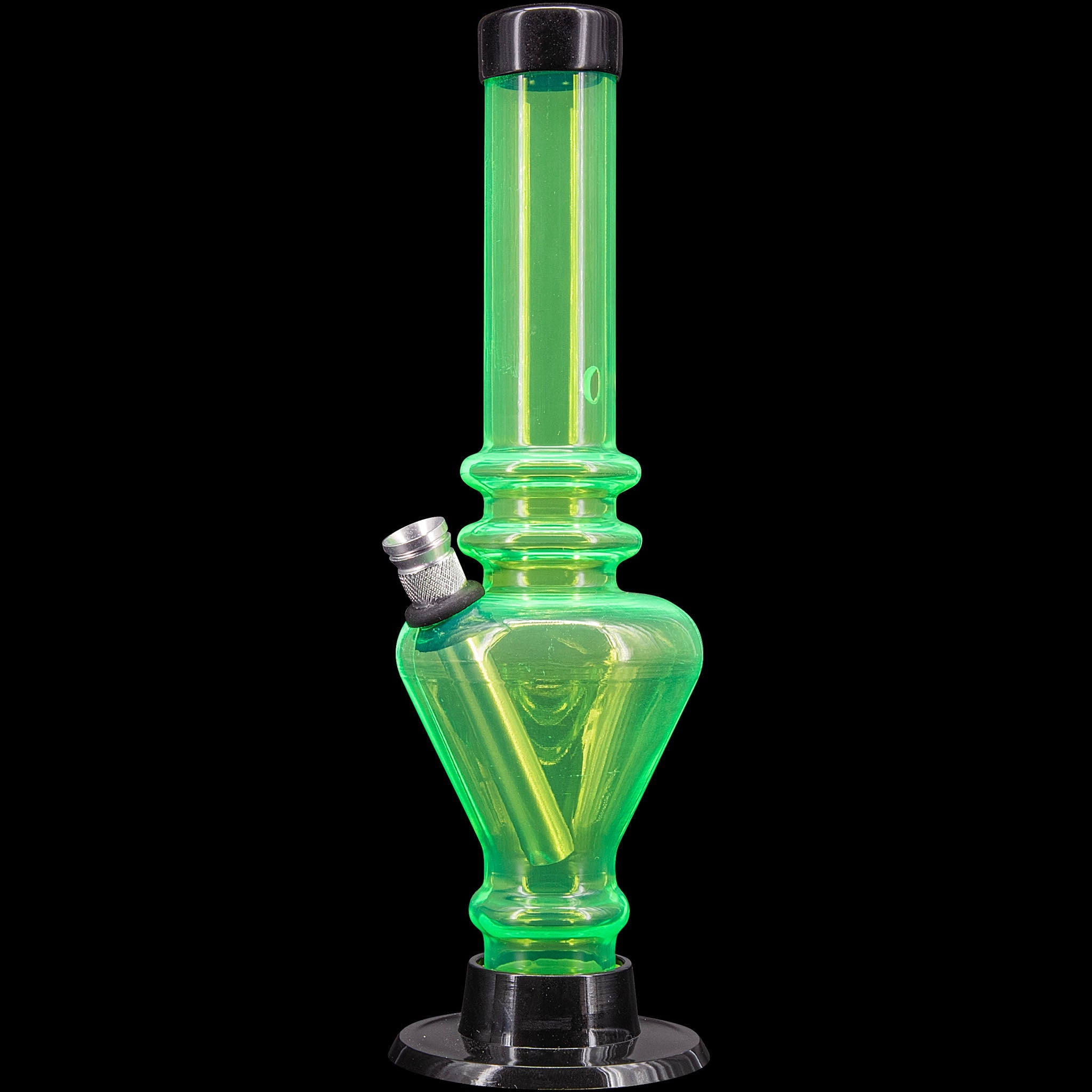 JM Enterprises 8" Acrylic Blossom Bong - Multiple Colors - Discreet Smoker