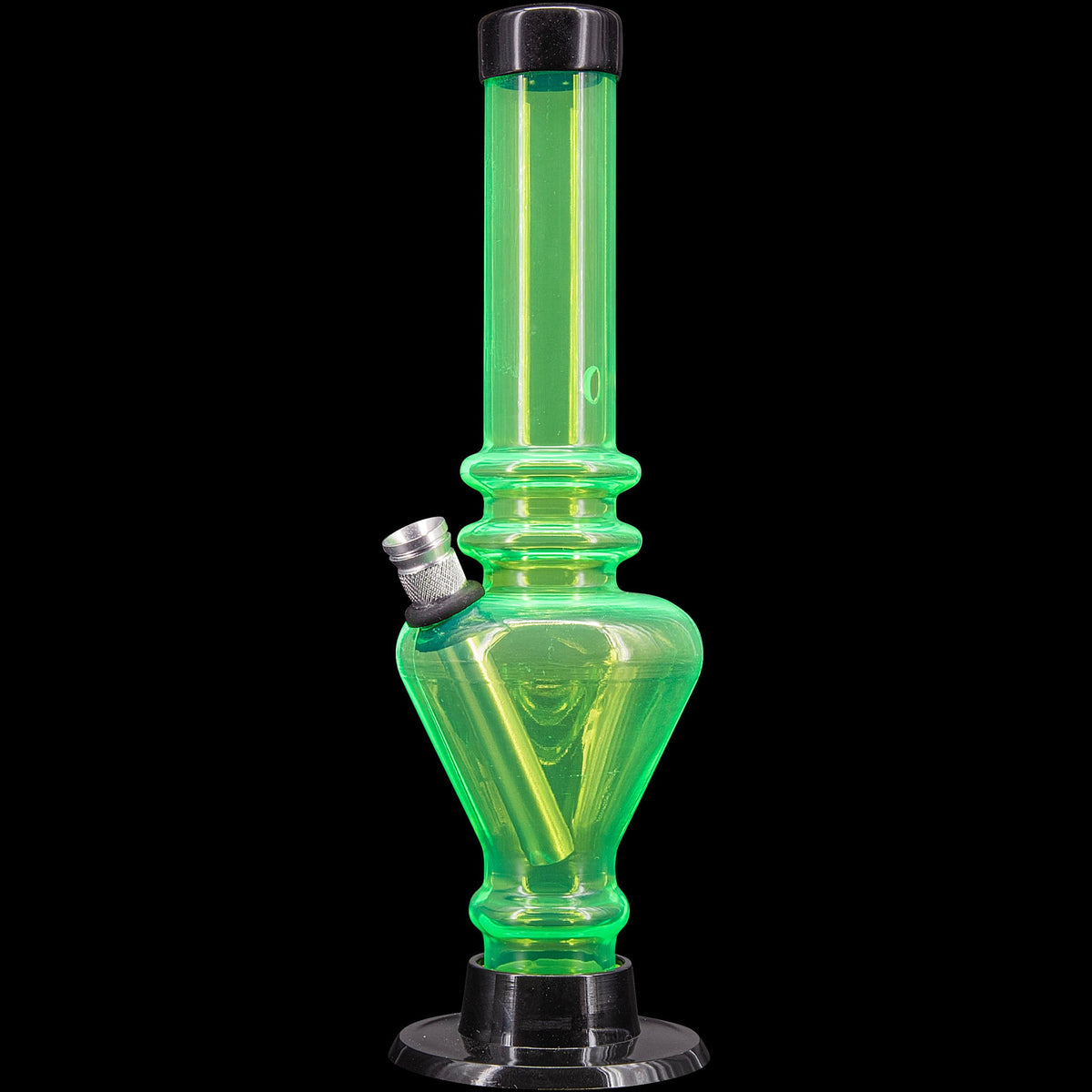 JM Enterprises 8" Acrylic Blossom Bong - Multiple Colors - Discreet Smoker