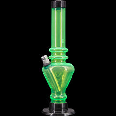 JM Enterprises 8" Acrylic Blossom Bong - Multiple Colors - Discreet Smoker