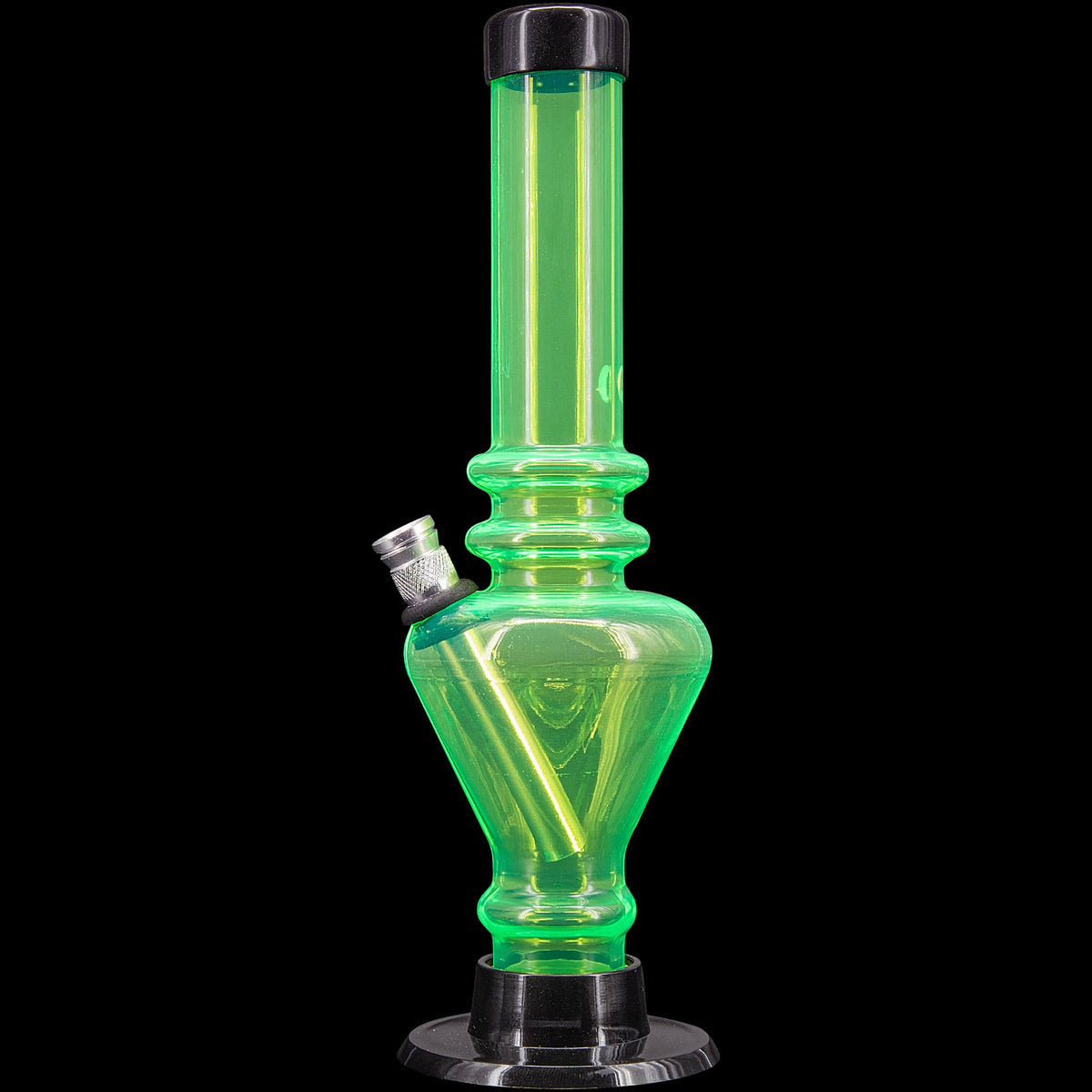 JM Enterprises 8" Acrylic Blossom Bong - Multiple Colors - Discreet Smoker
