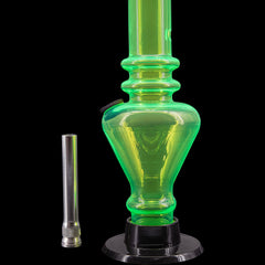 JM Enterprises 8" Acrylic Blossom Bong - Multiple Colors - Discreet Smoker