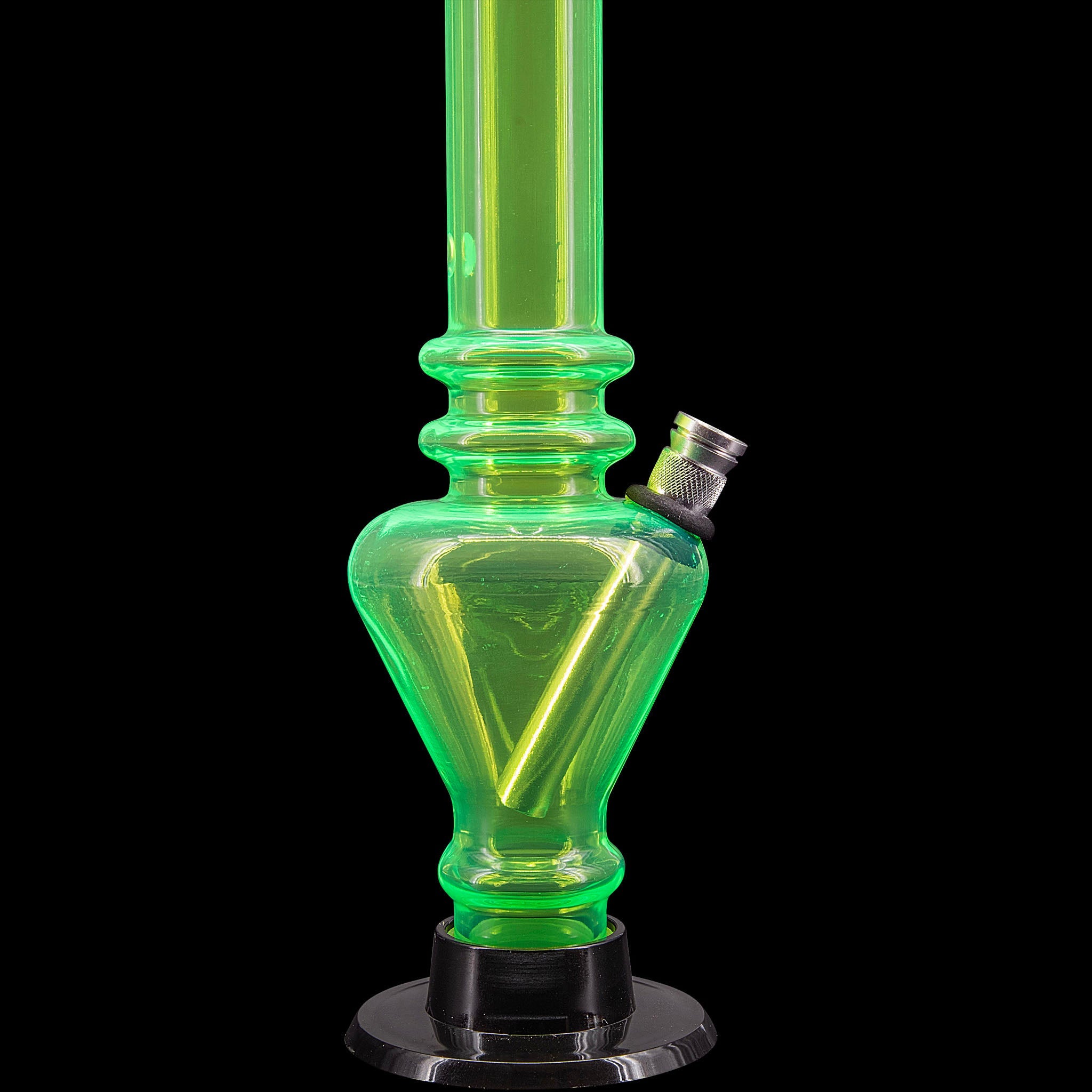 JM Enterprises 8" Acrylic Blossom Bong - Multiple Colors - Discreet Smoker