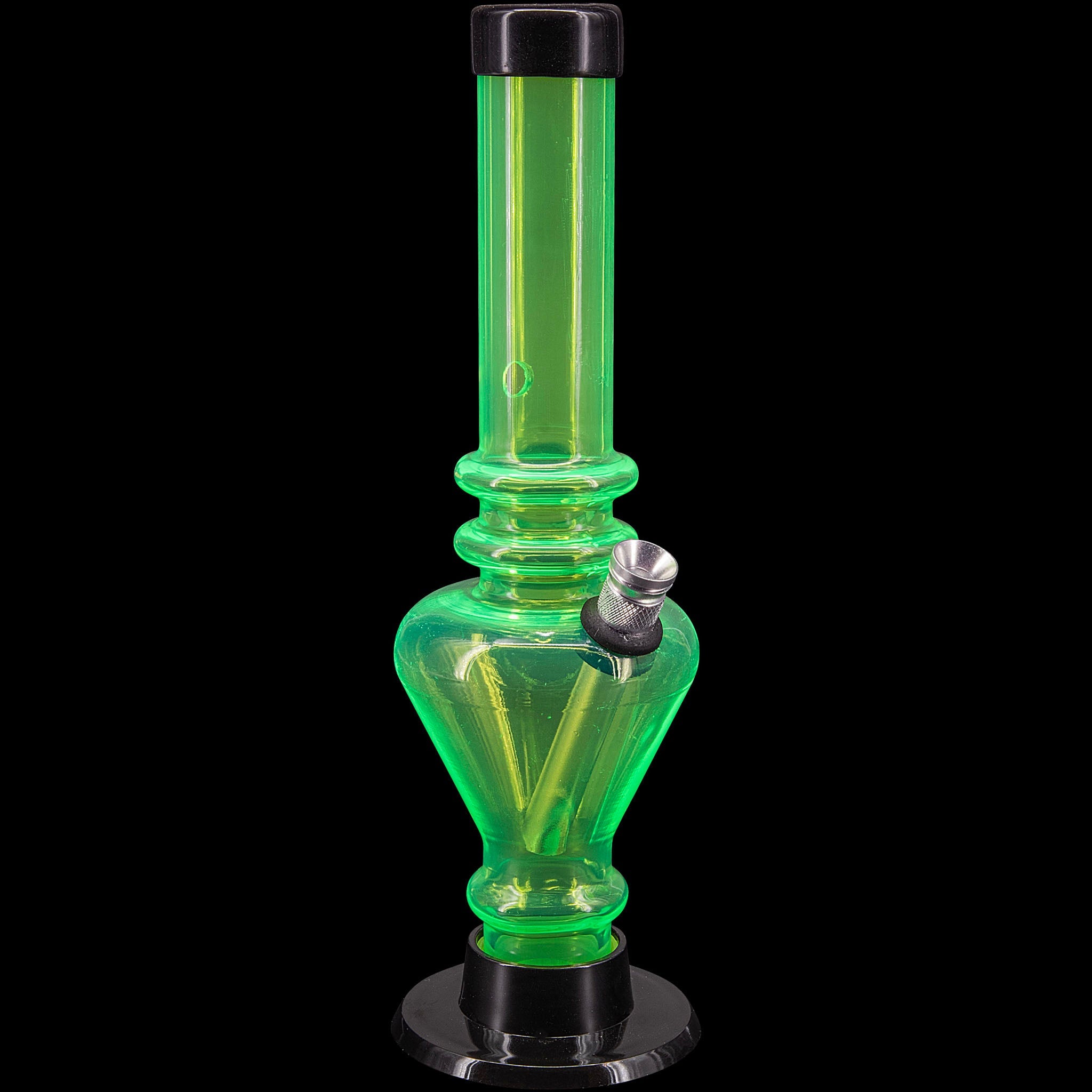 JM Enterprises 8" Acrylic Blossom Bong - Multiple Colors - Discreet Smoker