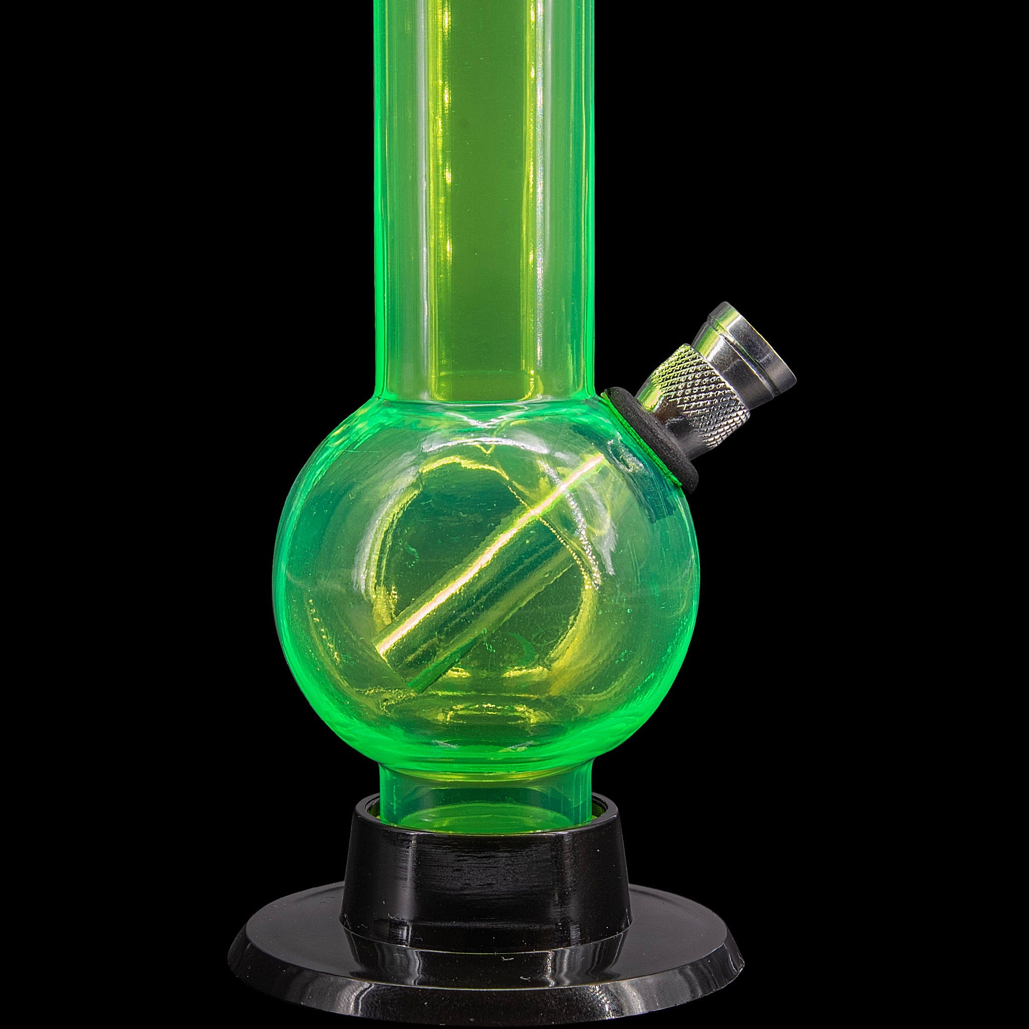 JM Enterprises 6" Acrylic Bubble Bong - Multiple Colors - Discreet Smoker