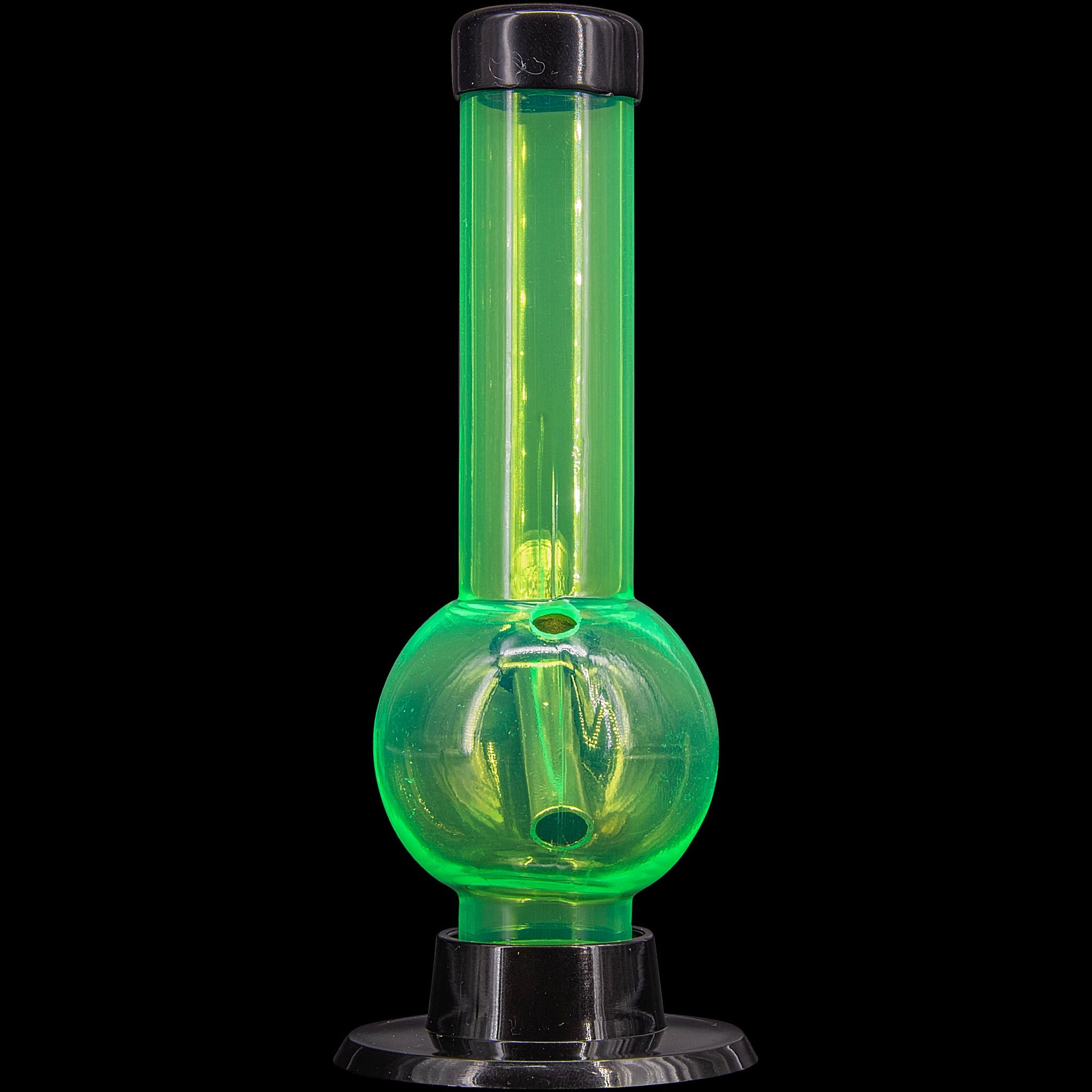 JM Enterprises 6" Acrylic Bubble Bong - Multiple Colors - Discreet Smoker