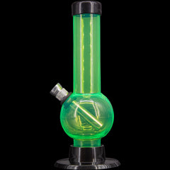 JM Enterprises 6" Acrylic Bubble Bong - Multiple Colors - Discreet Smoker