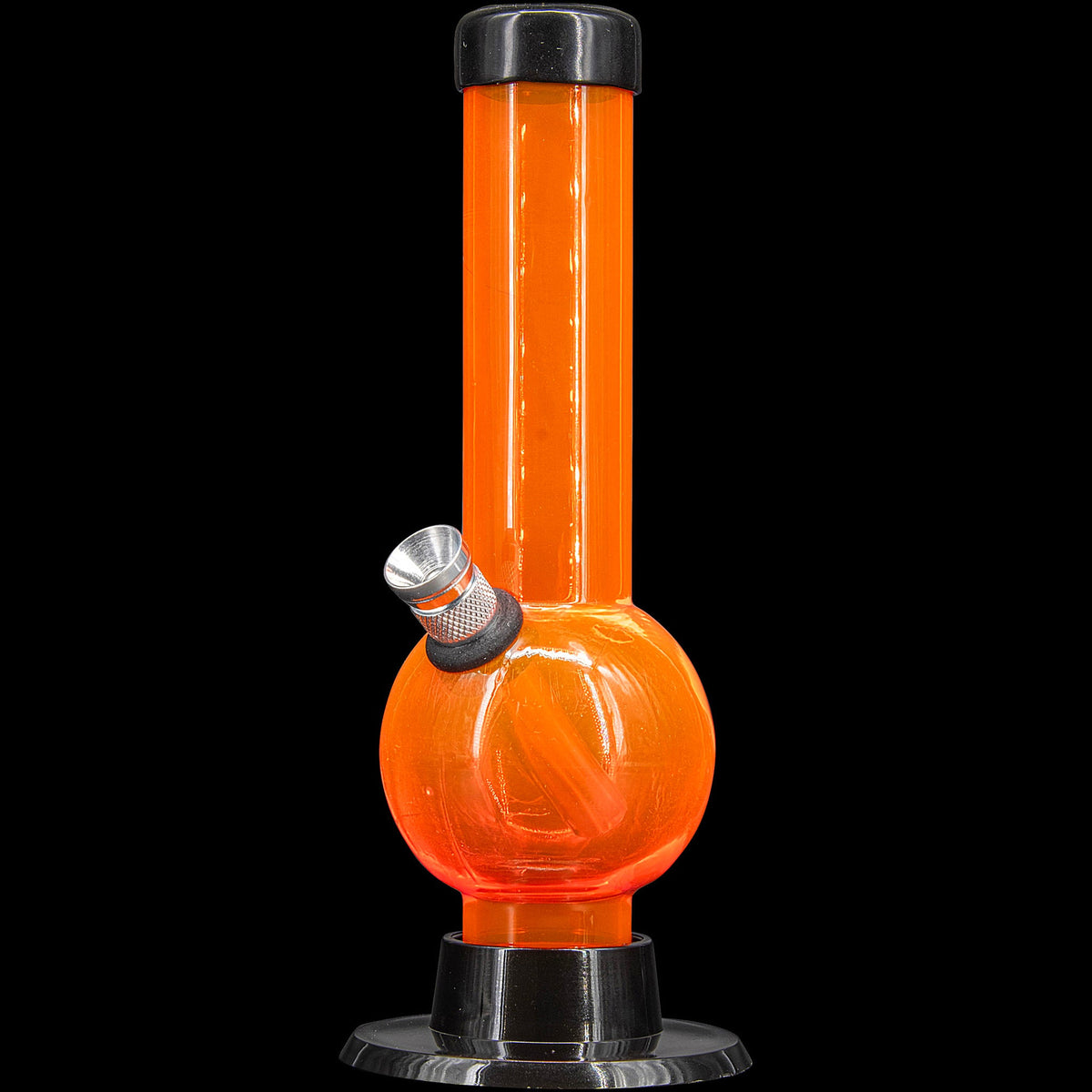 JM Enterprises 6" Acrylic Bubble Bong - Multiple Colors - Discreet Smoker