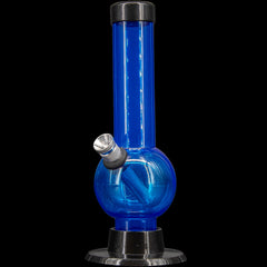 JM Enterprises 6" Acrylic Bubble Bong - Multiple Colors - Discreet Smoker