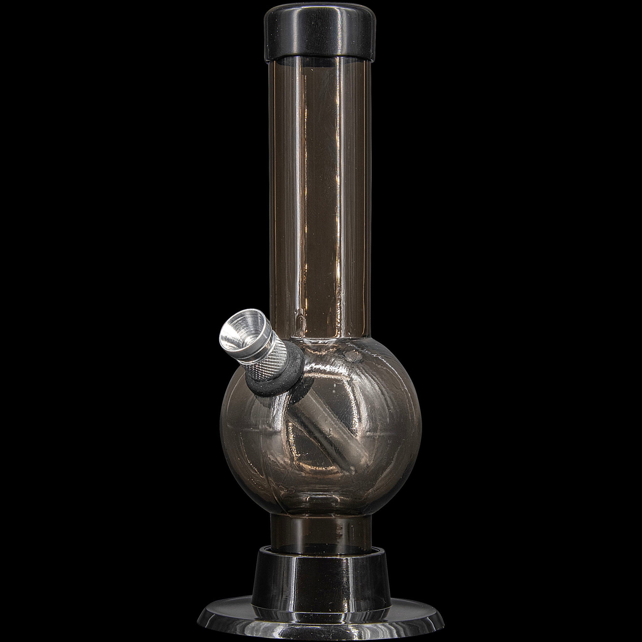 JM Enterprises 6" Acrylic Bubble Bong - Multiple Colors - Discreet Smoker
