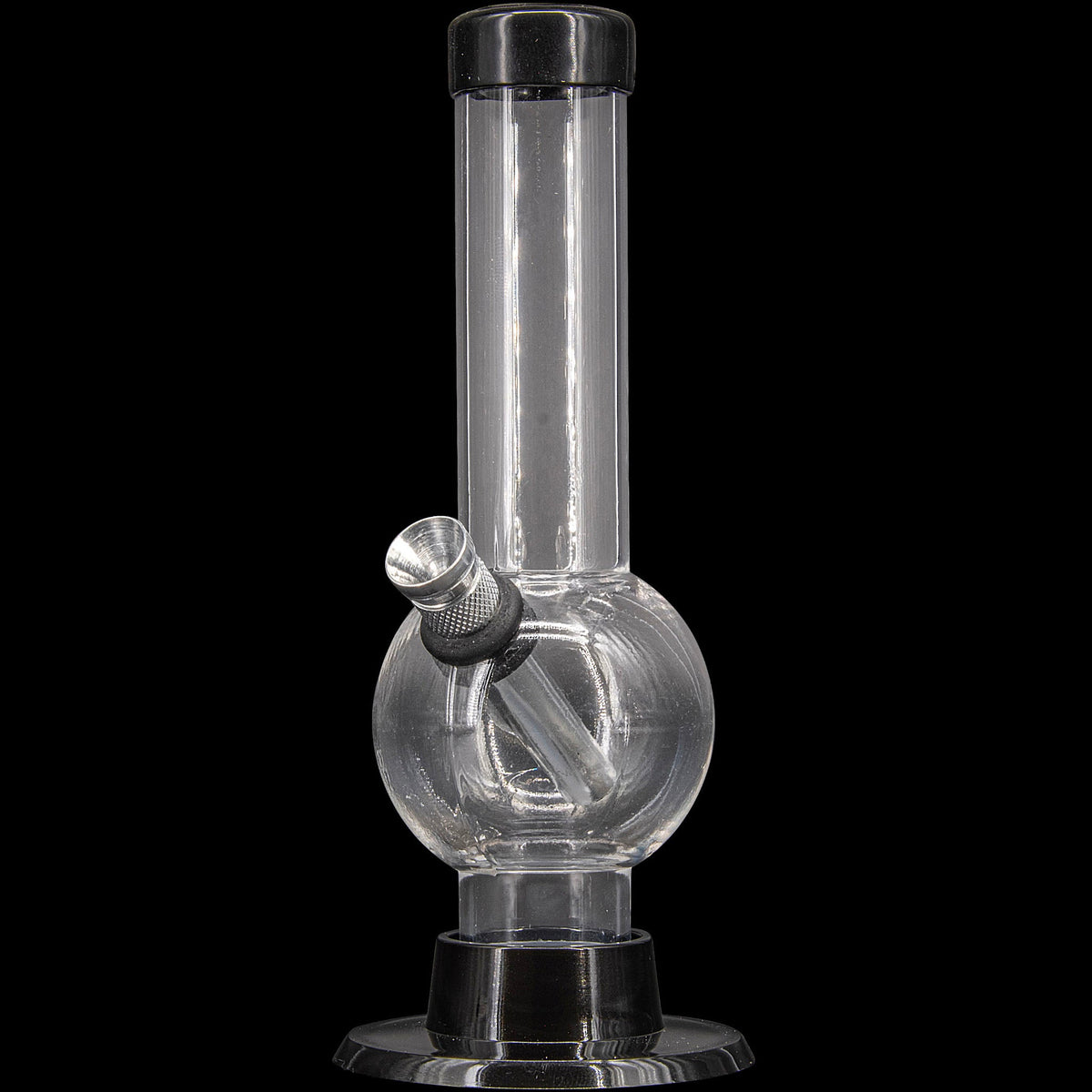 JM Enterprises 6" Acrylic Bubble Bong - Multiple Colors - Discreet Smoker