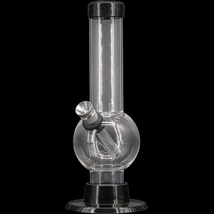 JM Enterprises 6" Acrylic Bubble Bong - Multiple Colors, Grey