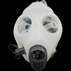 JM Enterprises Acrylic Glow In The Dark Curved Steamroller Tube Gas Mask - Discreet Smoker