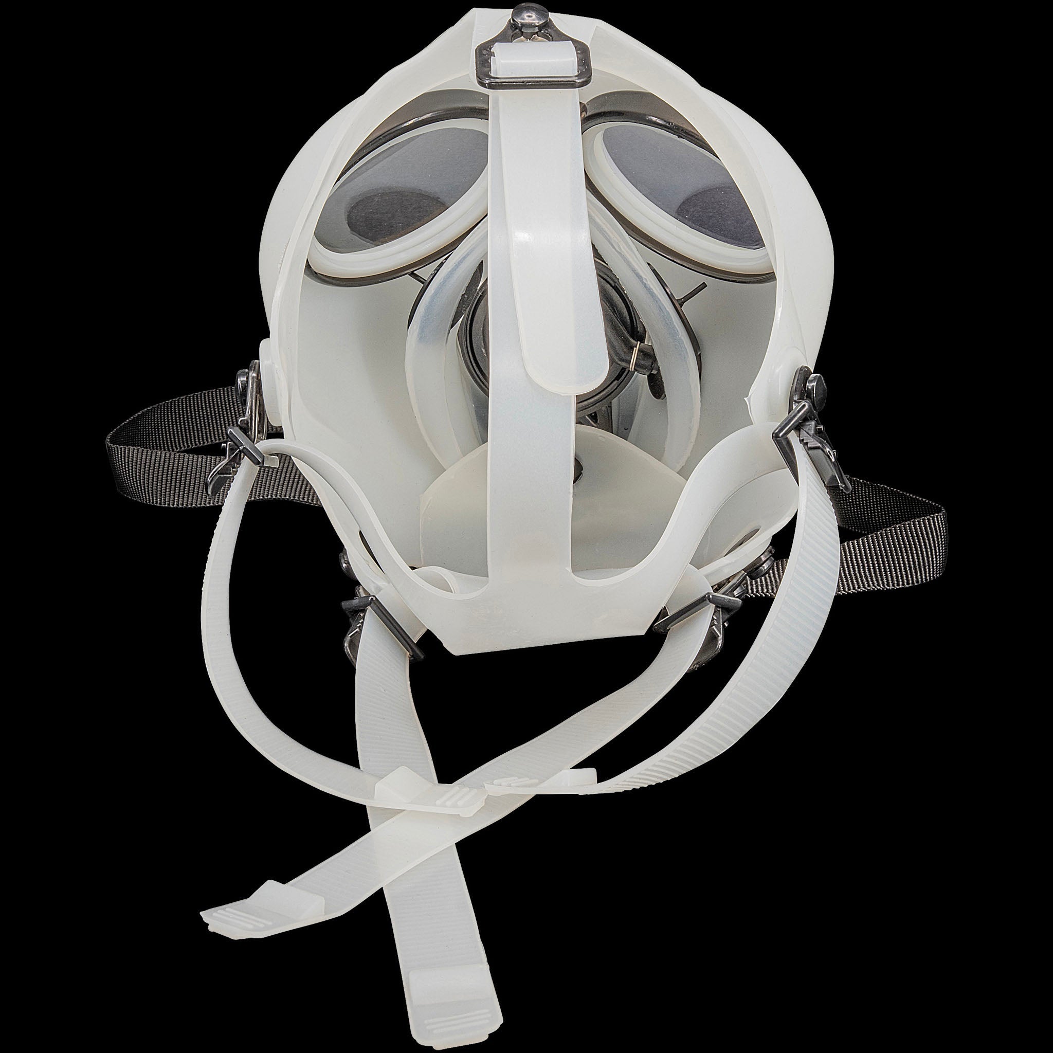 JM Enterprises Acrylic Glow In The Dark Curved Steamroller Tube Gas Mask - Discreet Smoker