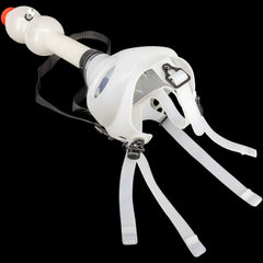 JM Enterprises Acrylic Glow In The Dark Double Bubble Diffuser Gas Mask - Discreet Smoker