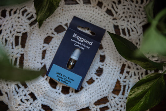 Artisan THCA Live Resin Cartridge: Space Candy (Indica) - Discreet Smoker