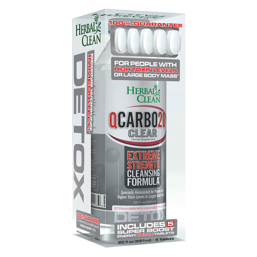 Herbal Clean QCarbo20 Clear | 20oz - Discreet Smoker