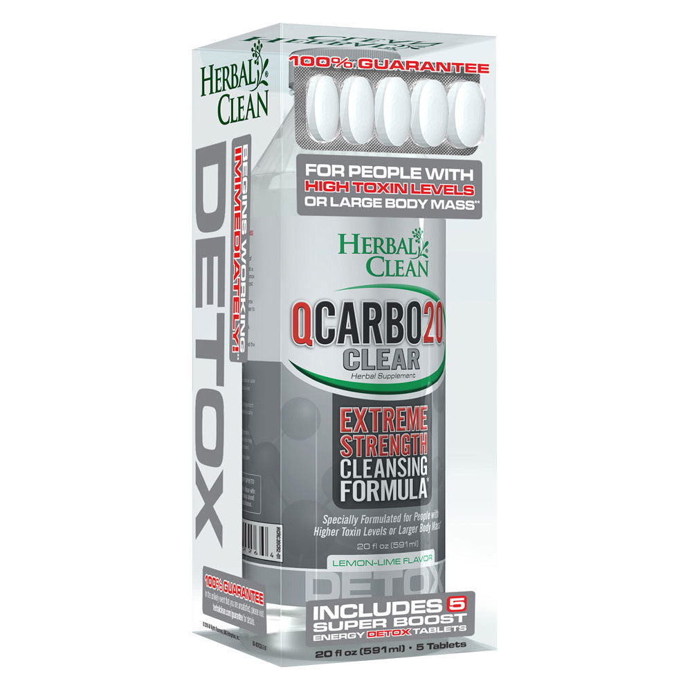 Herbal Clean QCarbo20 Clear | 20oz - Discreet Smoker