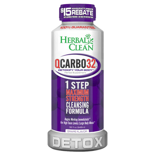Herbal Clean QCarbo32 Detox Drink | 32oz - Discreet Smoker