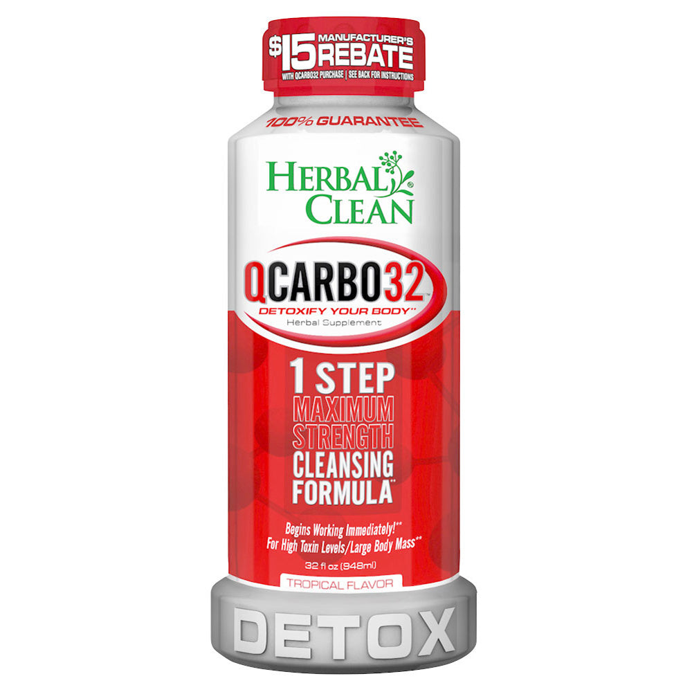 Herbal Clean QCarbo32 Detox Drink | 32oz - Discreet Smoker