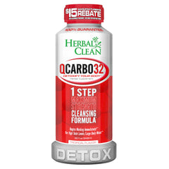 Herbal Clean QCarbo32 Detox Drink | 32oz - Discreet Smoker