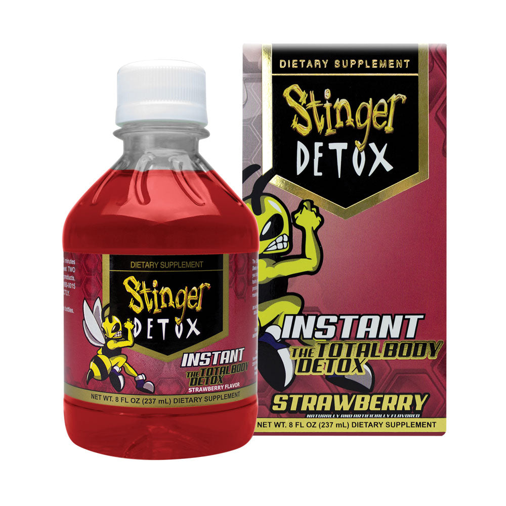 Stinger Instant Total Body Detox - Strawberry / 8oz - Discreet Smoker