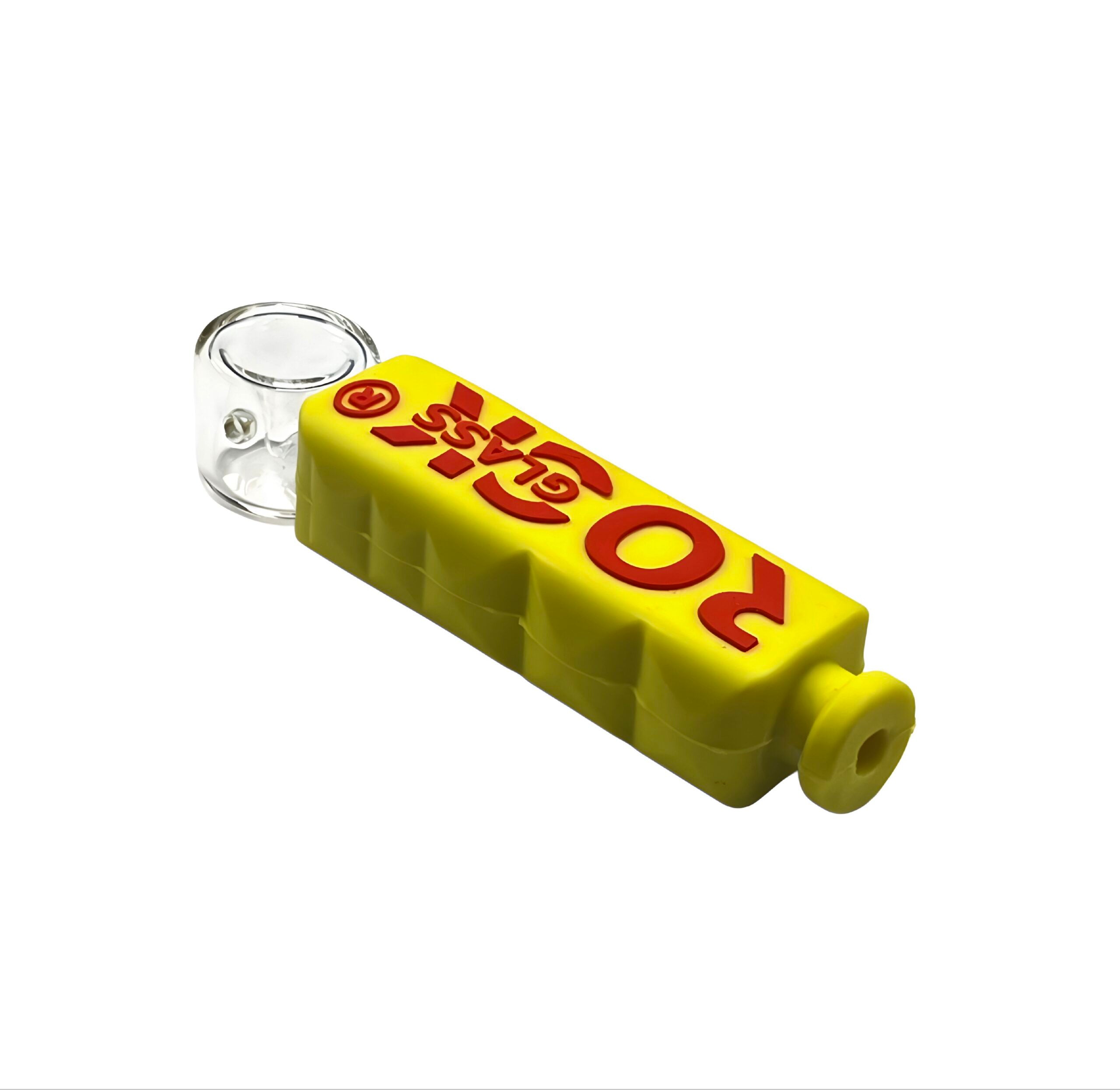 Unbreakable Explorer Rock Glass Silicone Handpipe - Discreet Smoker