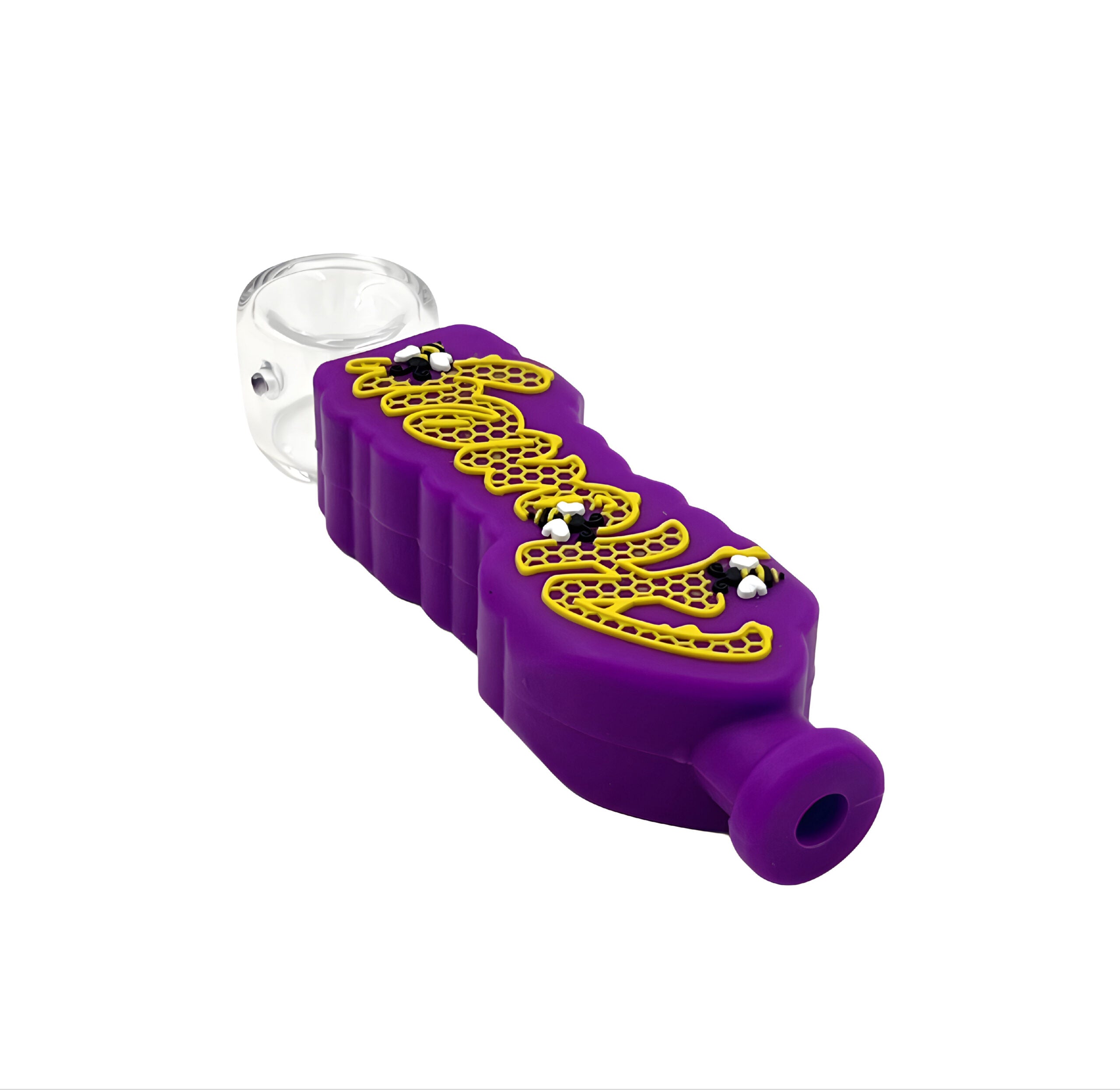 Honeycomb Hitter Silicone Handpipe - Discreet Smoker