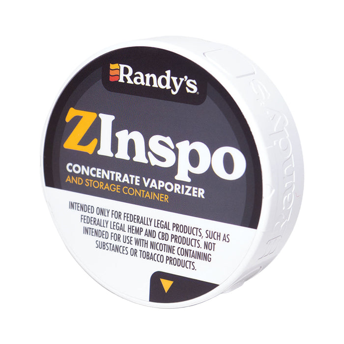 Randy's Zinspo Built-In Storage 510 Vaporizer, Deepchill Black
