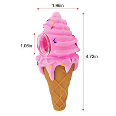 Silicone Ice Cream Pipe - Discreet Smoker