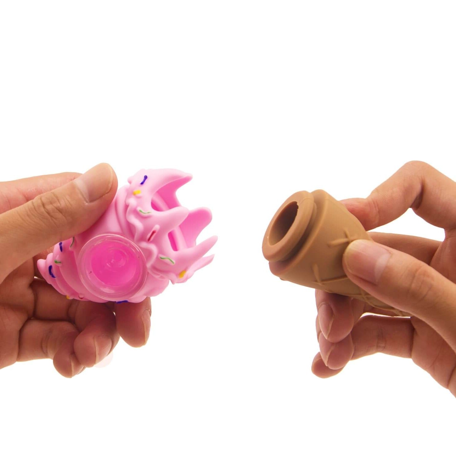 Silicone Ice Cream Pipe - Discreet Smoker